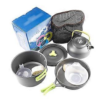 Kettle Pan Pot Cooking Set Portable Cook Gear Lightweight Cookware Sets Suitable for Travelling Hiking 26-27