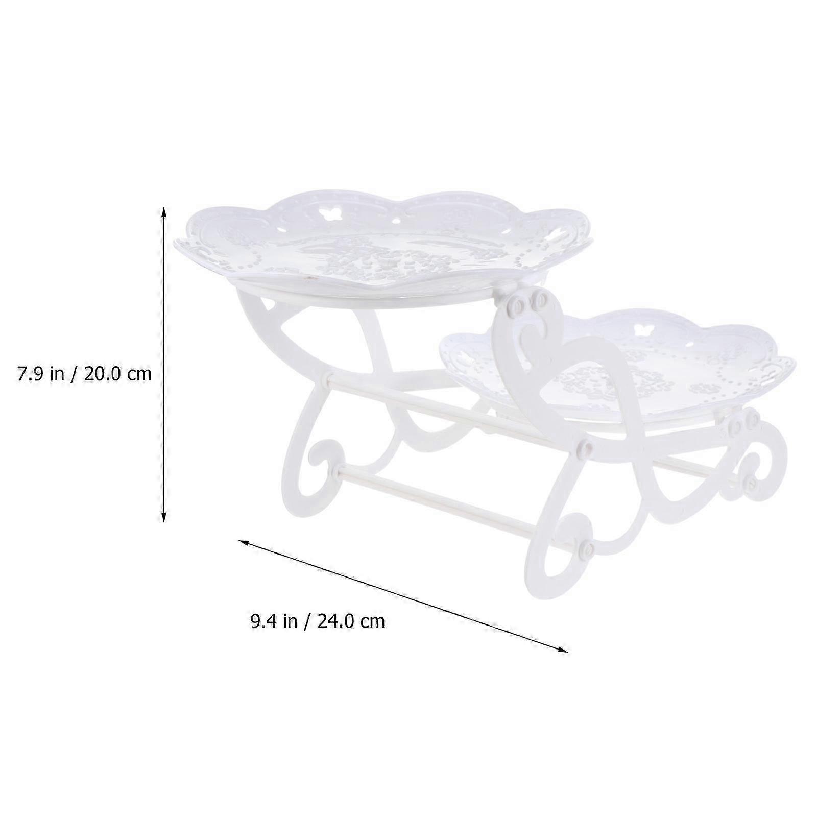 Egg Cake Display Stand compatible with Cupcake Rack with 1Pcs Dessert Shelf