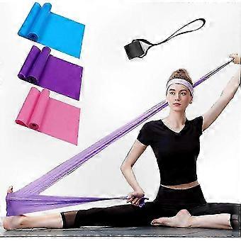 Professionelles Set aus 3 elastischen Latex-Widerstandsbändern, geeignet für Ober- und Unterkörpertraining zu Hause oder im Fitnessstudio