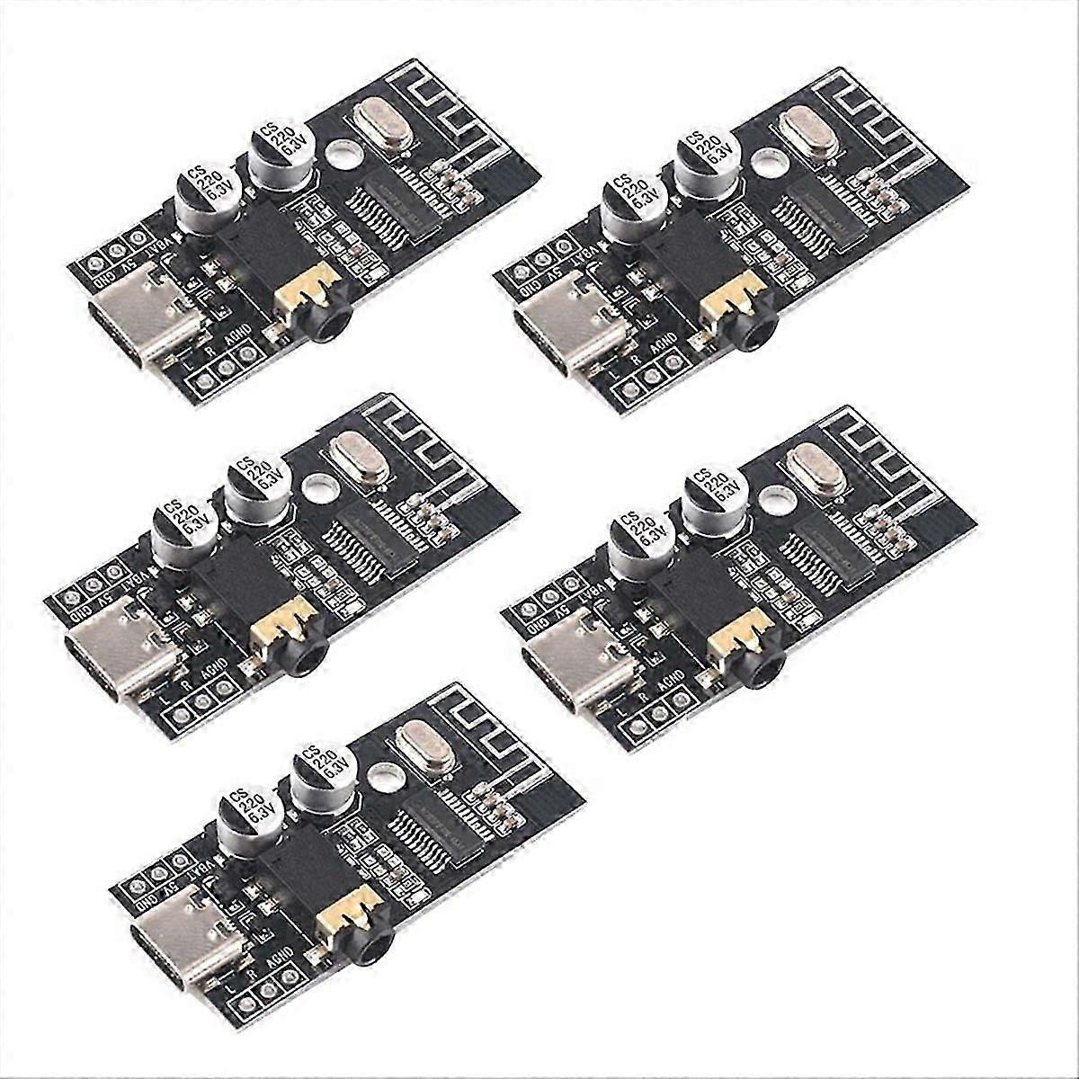 5PCS -M28 Wireless Bluetooth Audio Receiver Board Module, A