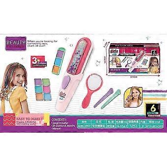 Reusable Rhinestone Hair Stamper Kit