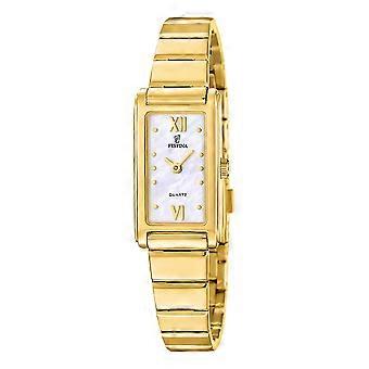Festina Naisten kultainen Mademoiselle 17 mm:n pukukello F20768-1