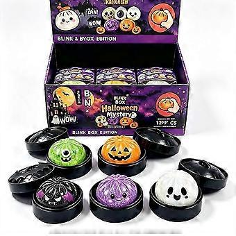 Halloween Maltose Jelly Squishy Fidget Toy Blind Box Stress Relief Portable Sensory Play Halloween Ghost Christmas Deer Themes