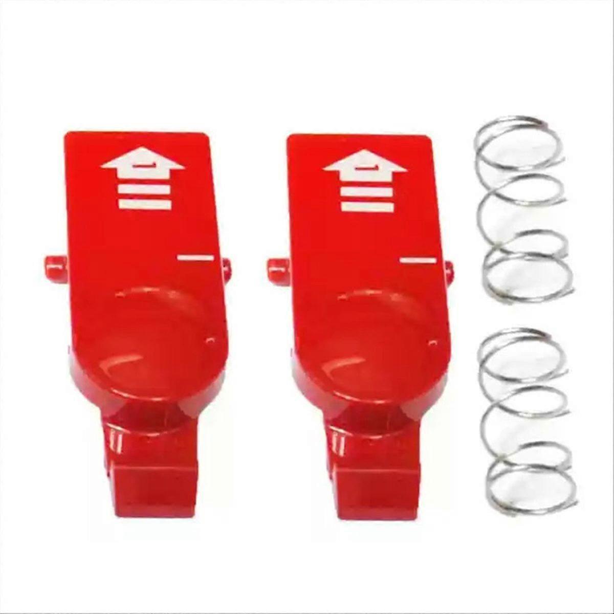 Red Plastic Clip Latch Tab Button Spring Set, Compatible with V12 Slim Vacuum, Quick DIY Install