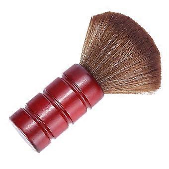 Red Wooden Handle Hair Sweep Hairbrush for Salon Use