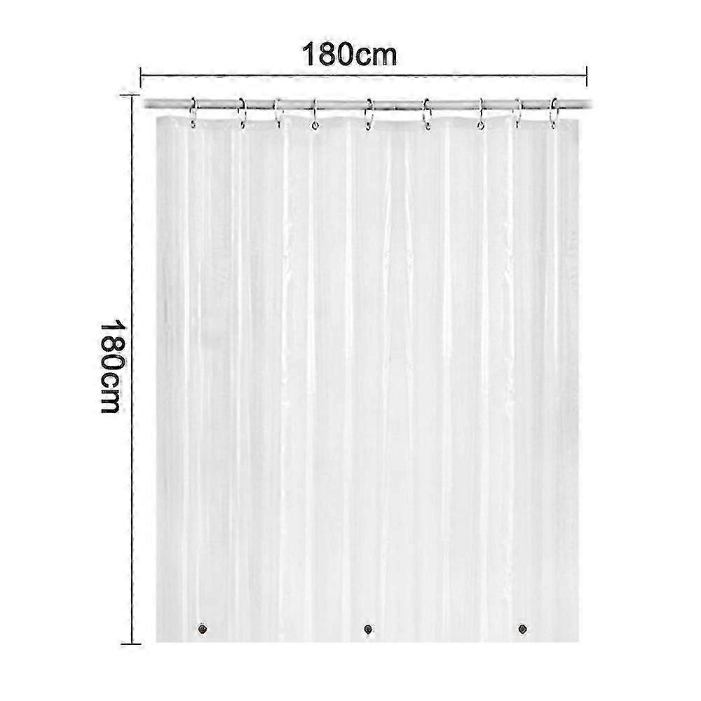 Waterproof PEVA Liner With Stainless Hooks