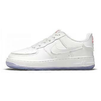 Nike Air Force 1 Slip Resistant Cushioning Abrasion Resistant Low Top Skateboard Shoes White Blue Unisex DB1856-100
