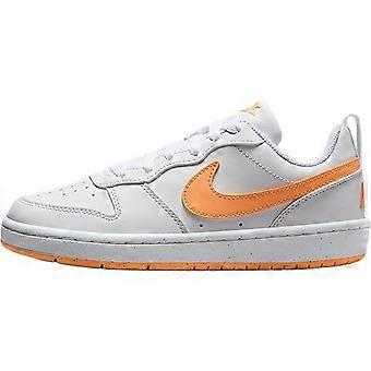 Nike Court Borough Low top Skateboard Shoes White/Orange Unisex DV5456-119