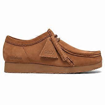Clarks Originals Wallabee Lite Shoes Cola Suede
