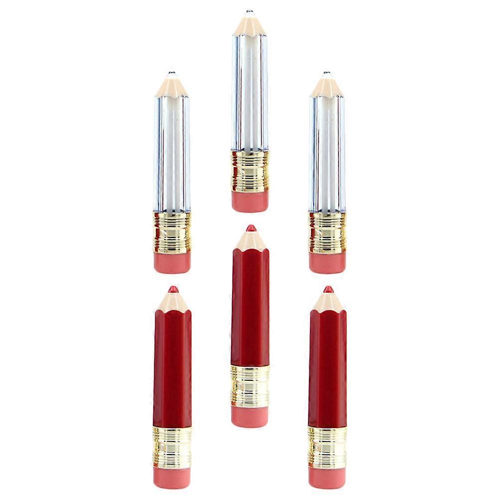 Lipstick Tubes DIY for Storage 6Pcs Empty Refillable Lip Gloss Containers