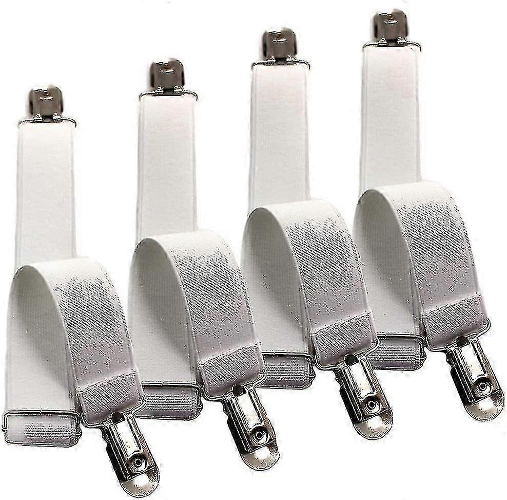 4pcs/set Extend 60cm -200cm Adjustable Sheet Hold Down Strap Under Sofa