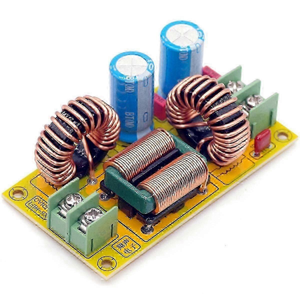 20A DC LC Filter EMI Electromagnetic Interference Filter Emc Fcc High Frequency Power Filtering compatible with