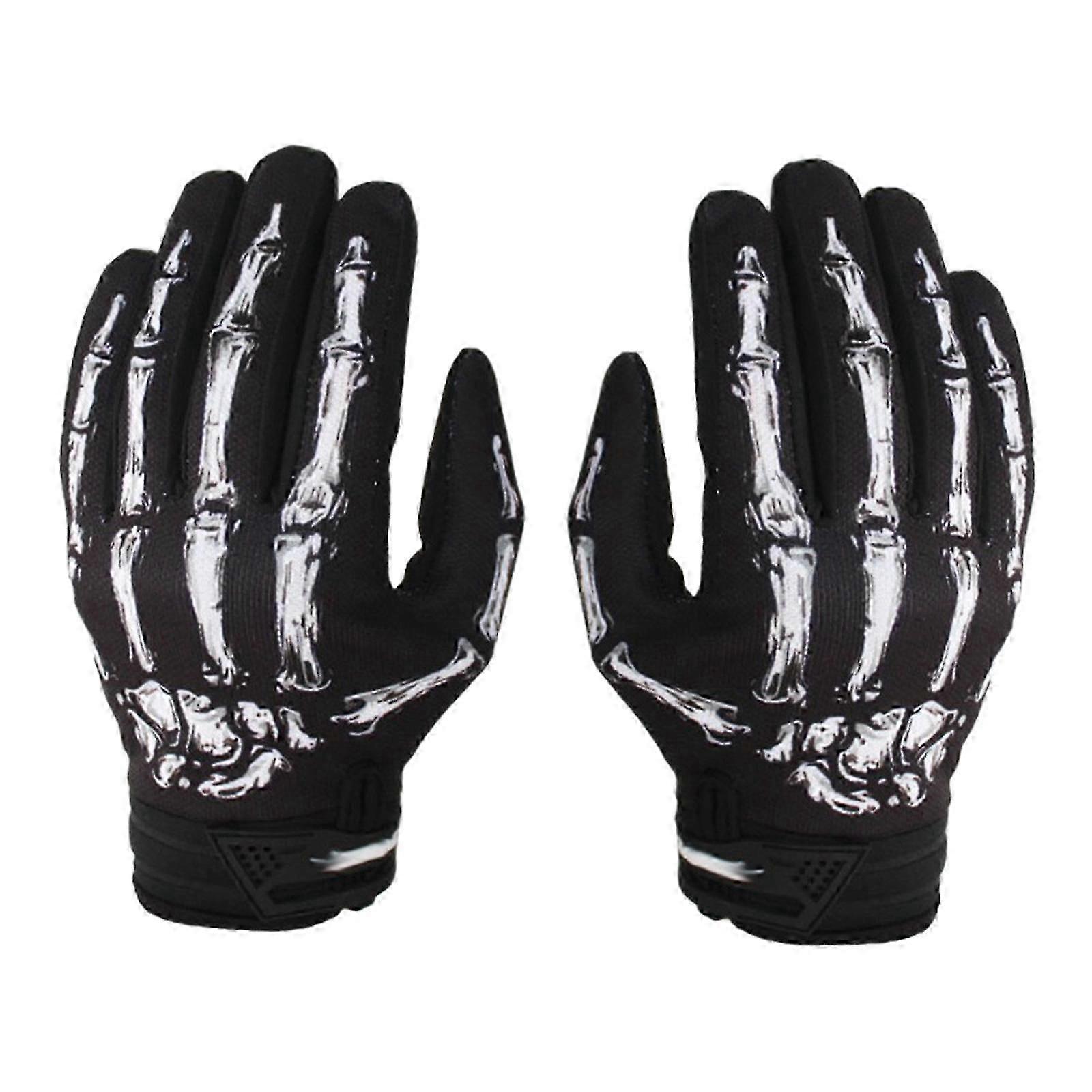 Breathable Skeleton Pattern Gloves