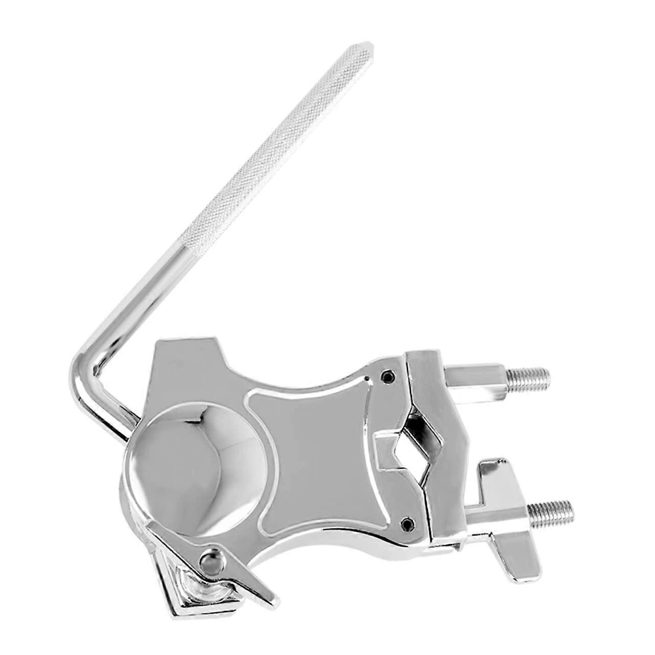 Adjustable Tom Drum Mounting Bracket with Secure Zinc Alloy Clip for Drum Kit Replacement