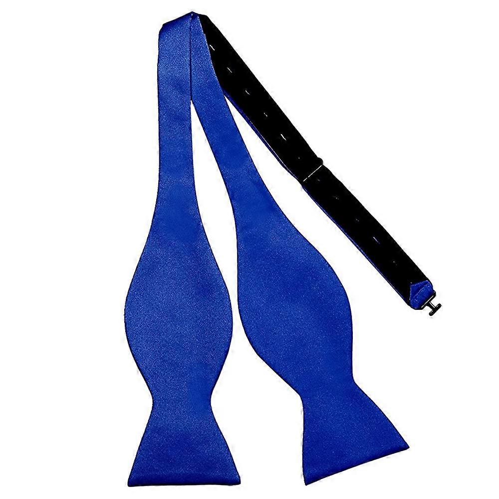 Solid Woven Self-Tie Bow Tie Adjustable Comfortable Formal Casual