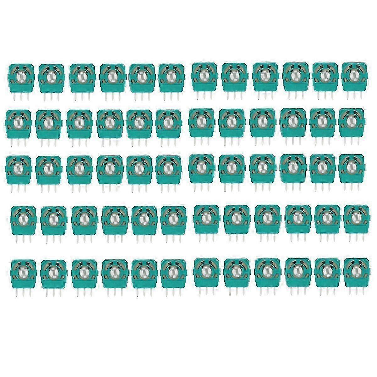 60PCS Joystick Potentiometers Sensor Module Kit compatible with PS5 Controllers 3D Thumbstick Axis Resistors Rep