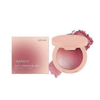Soft Luminous Face Blush - 5g Portable Pink Powder Blush, Highly Pigmented Shimmer Cheek Makeup, Long-Lasting Buildable Formula td