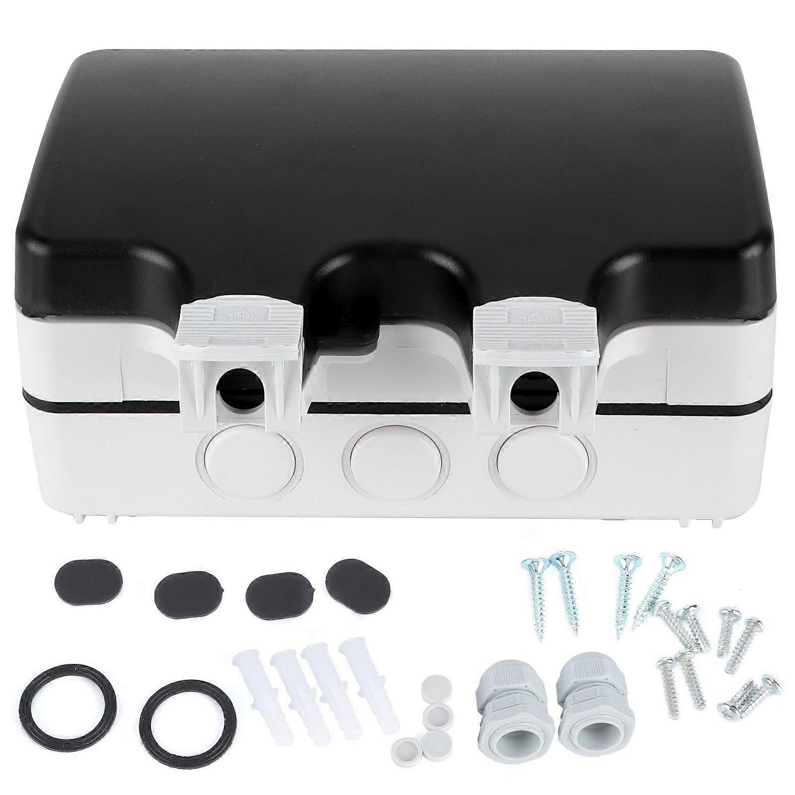 Waterproof Socket Box 2?Bits IP66 Waterproof Multifunctional Junction Enclosure 86 Type YEMAA