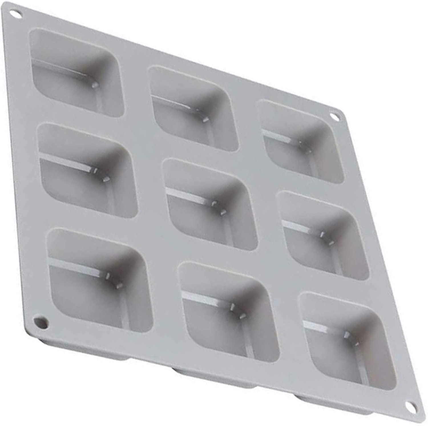 9 Rectangle Hollow Square, Silicone Soap Molds, Square Cake Mold For Making