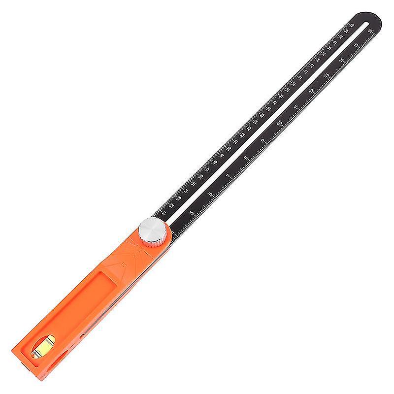 49.7X3.5cm Orange Black Rulers 1pc Multi-functional Measurement Tool Precision Woodworking Ruler Gau