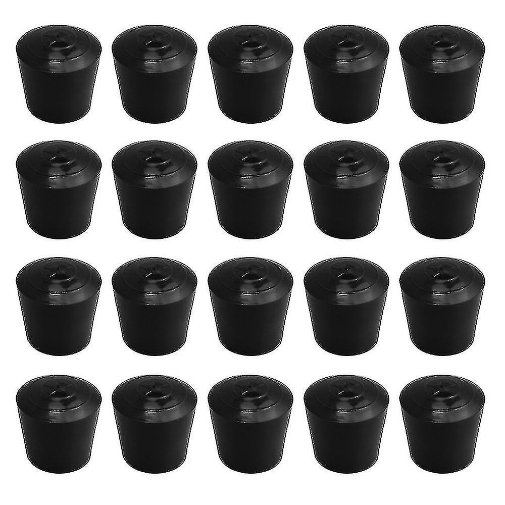 20pcs 20mm Rubber Chair Feet Protector Caps