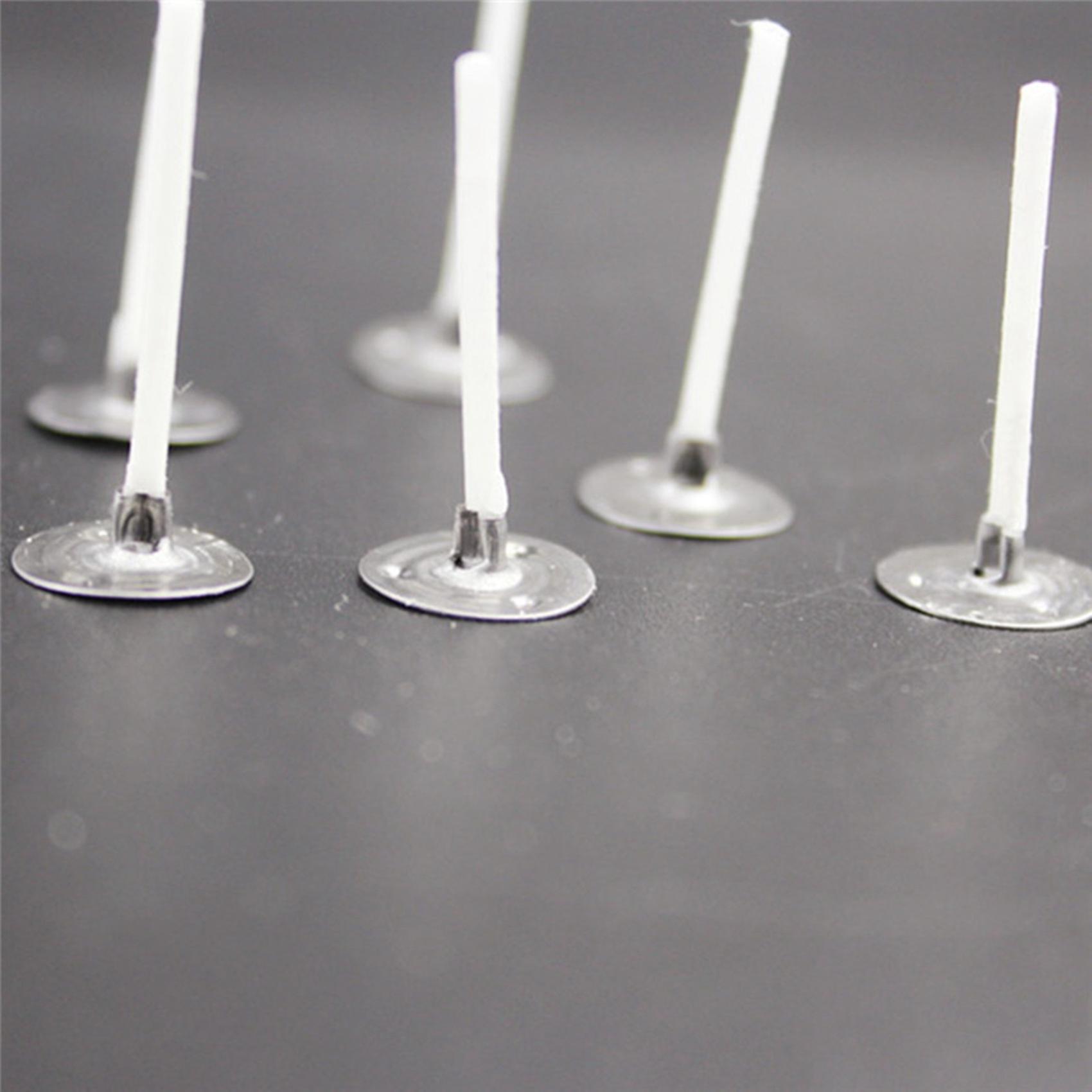 1000Pcs/Lot Candle Wicks 1 Inch Low Smoke Candle Wick with Metal Tabs Tea Light Wicks for Candle Ma