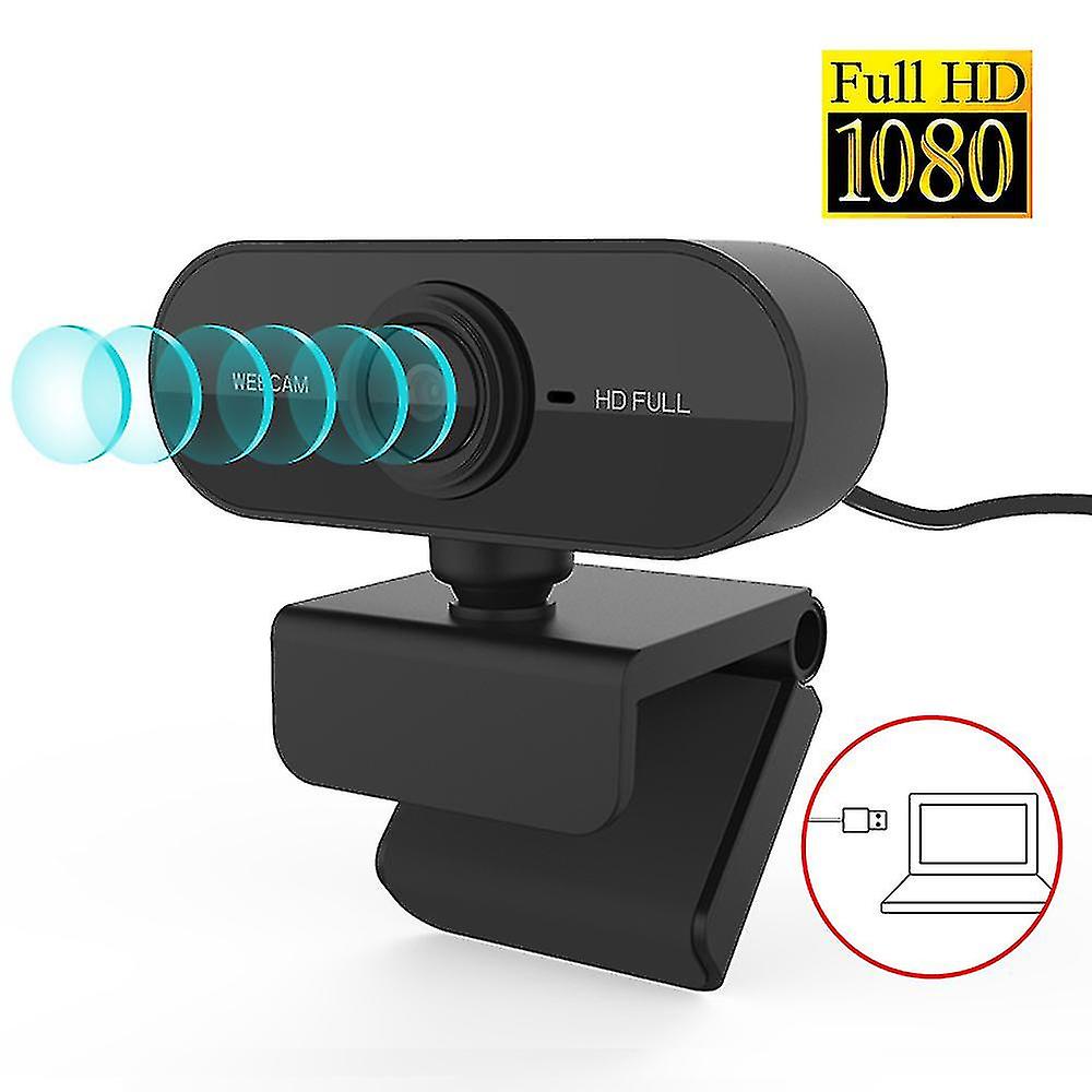 Webcam 1080p Full Hd Web Camera With Microphone Usb Plug Web Cam
