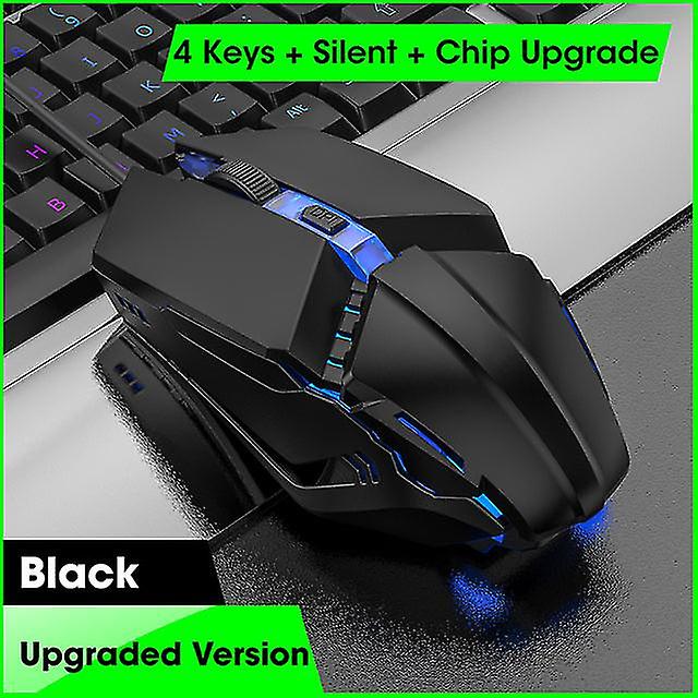 Wired Gaming Led 3200 Dpi Usb Computer Gamer G10 Silent Mause With Back Cable For Pc Laptop