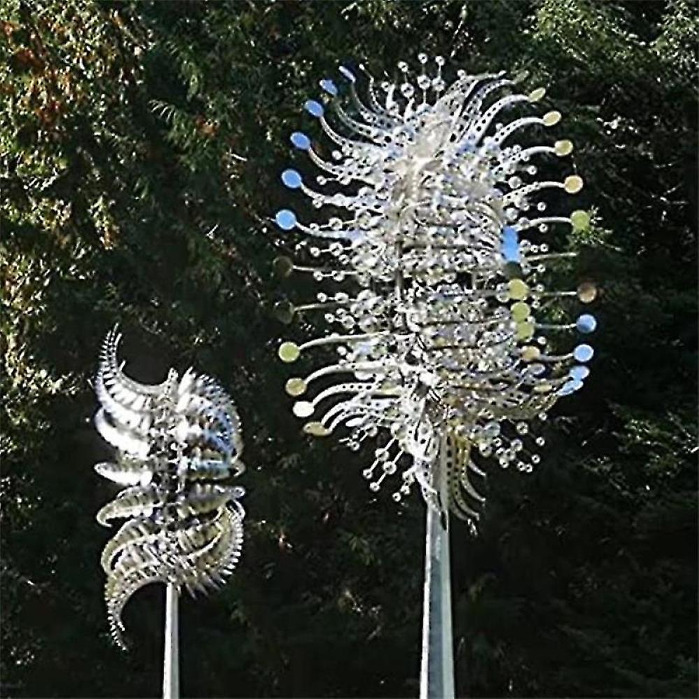 Outdoor Rotating Metal Wind Chimes