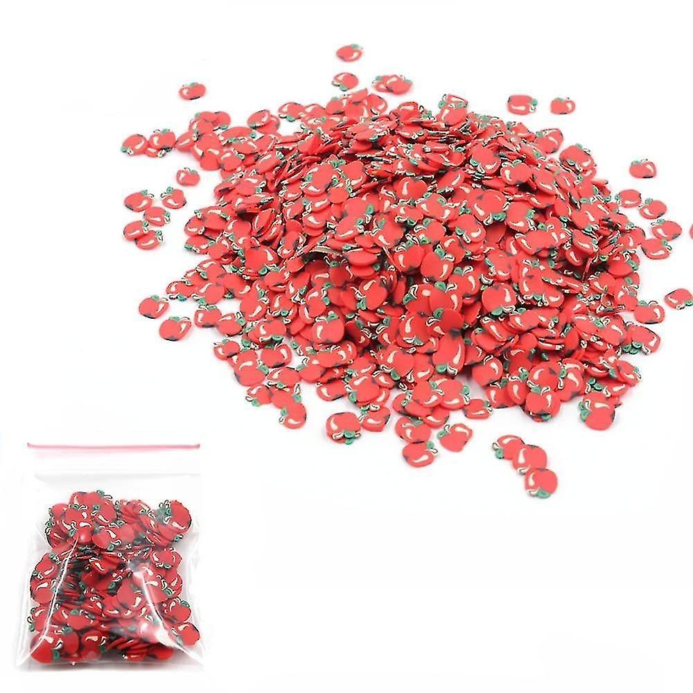 H Fruit Slices Slime Charms Filler Addition Kit Toy