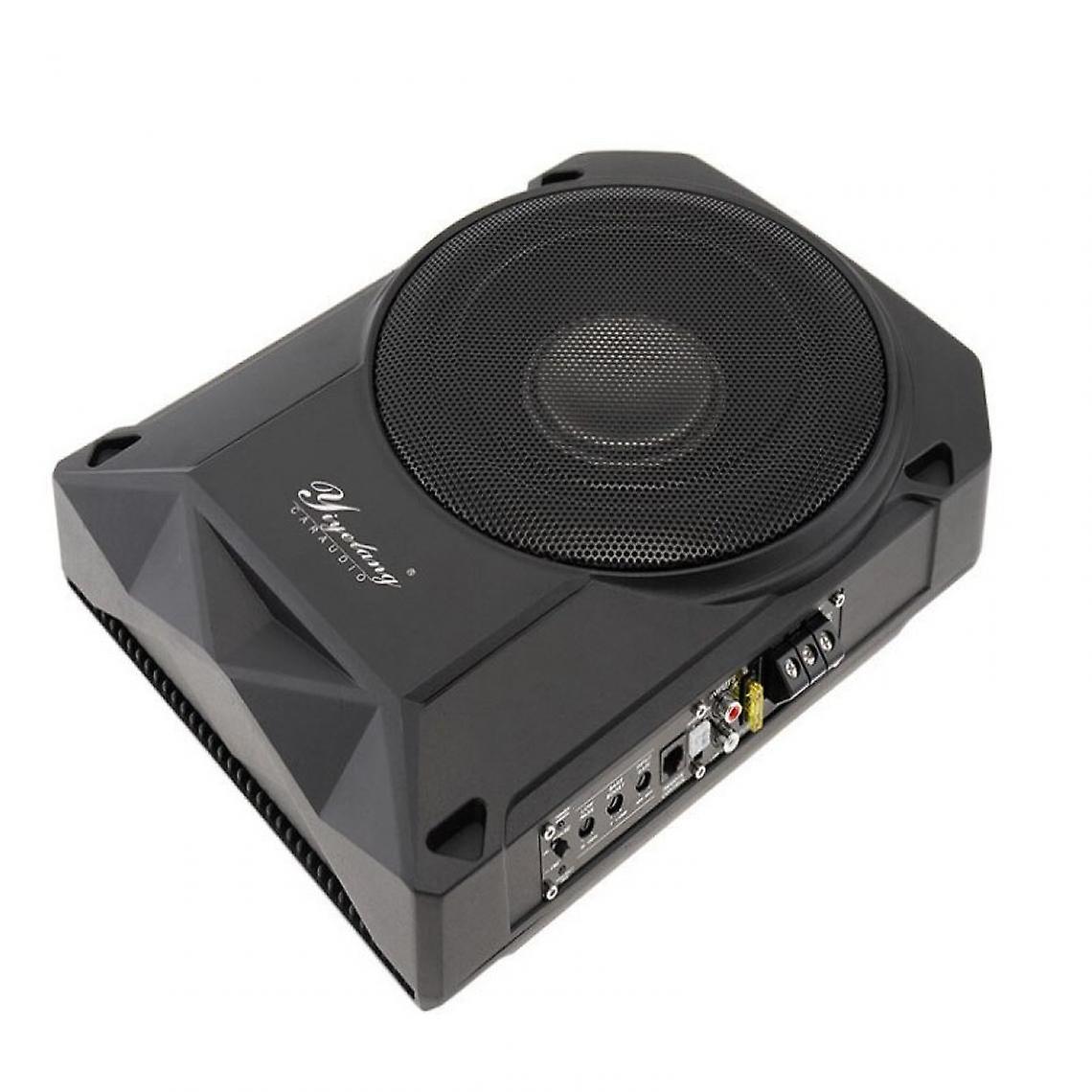 Παραλλαγή ήχου υψηλής ισχύος 600 W 10 ιντσών Ultra Slim Subwoofer 12v Pure Bass Subwoofer Έλεγχος καλωδίωσης Subwoofer | Subwoofer (μαύρο)