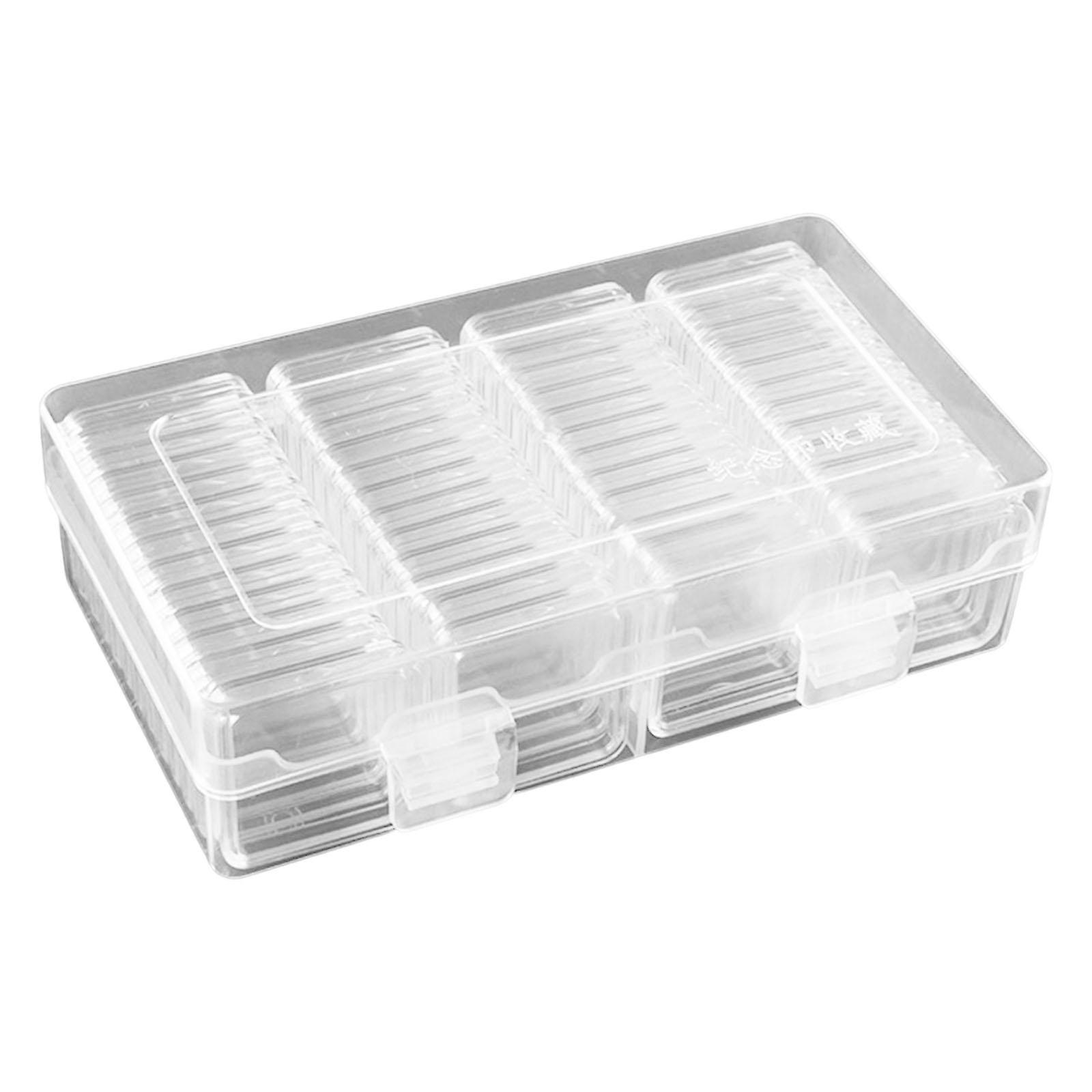 56x Coin Capsules Coin Collector Coin Case for Zodiac Coin Character Coin