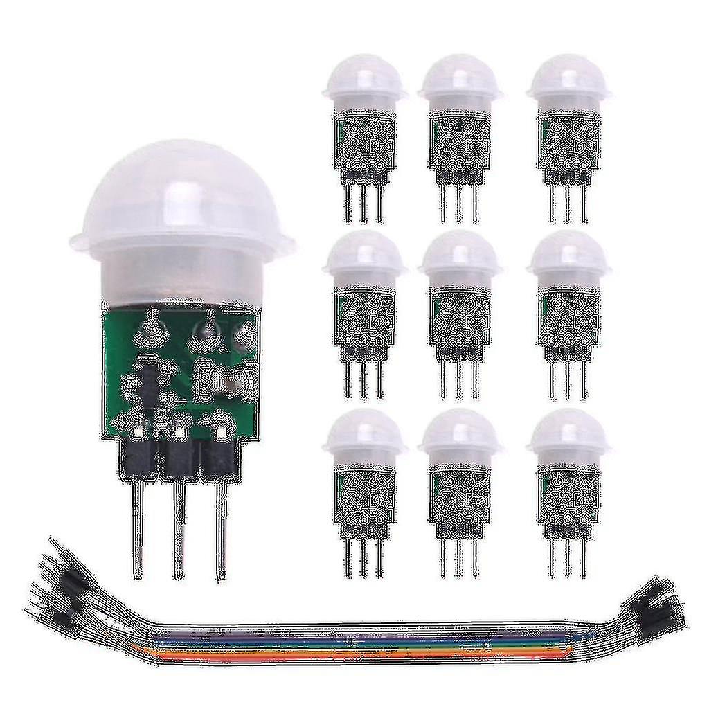 10pcs Am312 Mini Human Sensor Module -sr312 Ir Pyroelectric Infrared Pir Motion Sensor Detector Mod