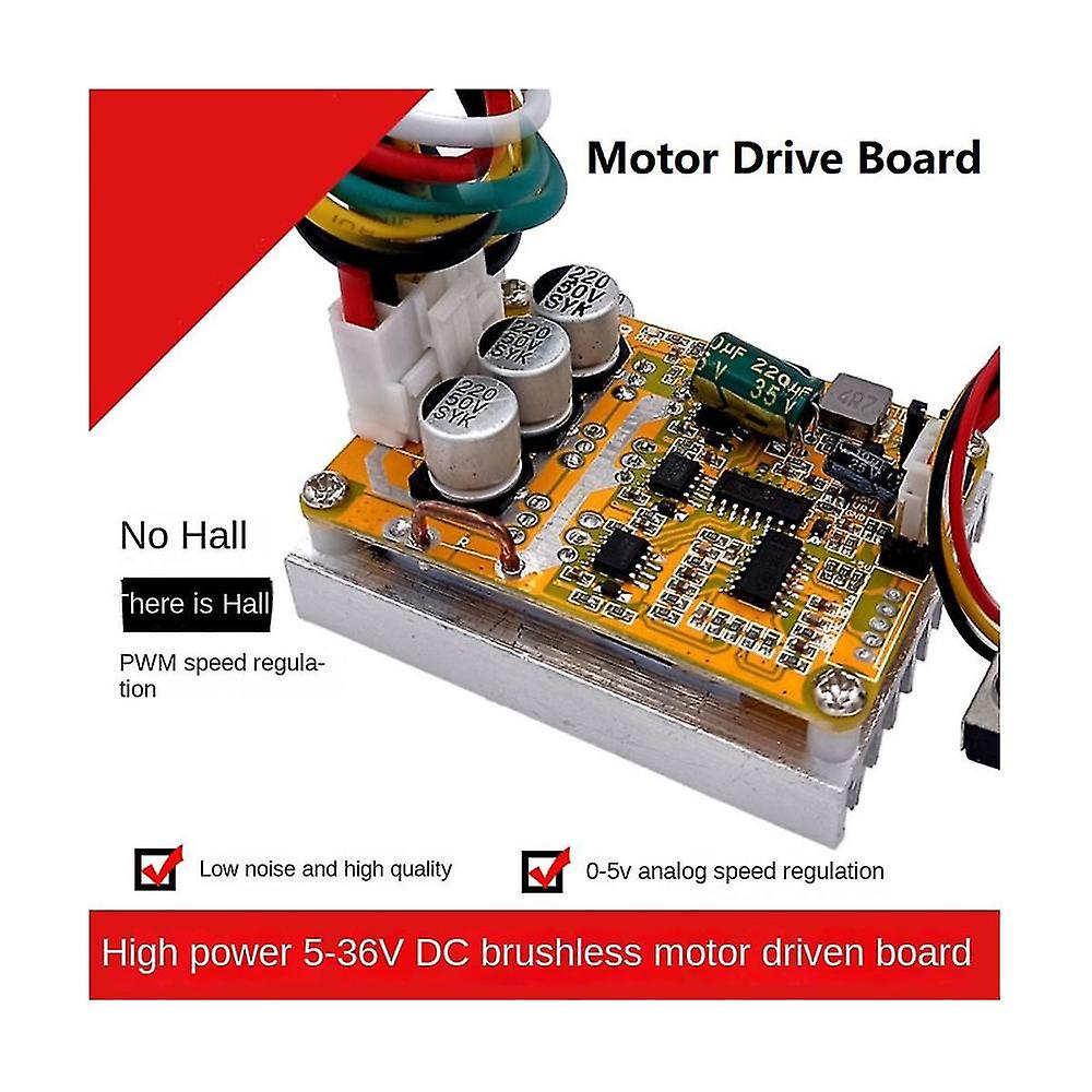 5-35v Bldc Three Phase Dc Brushless Motor Controller 350w Motor Control Driver Board(without Hall)
