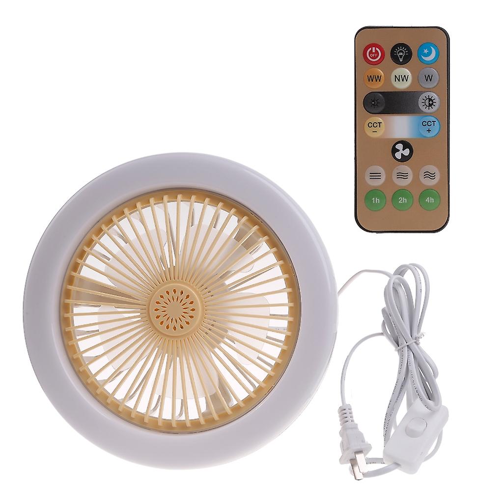 Cooling Fan Multifunctional 85-265V 30W Chandelier Fan US Plug with Remote