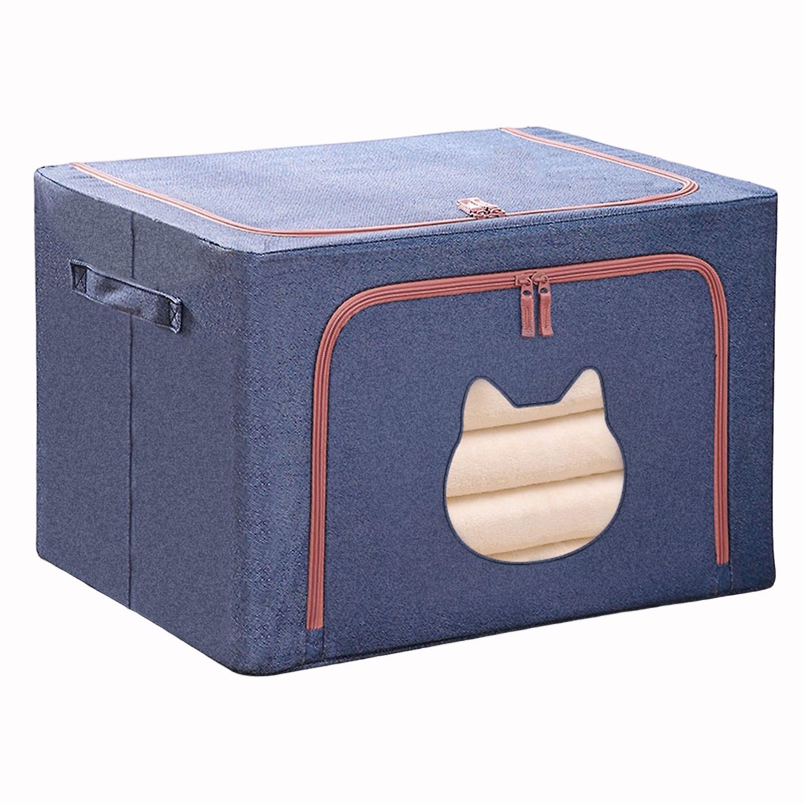 Stackable Clothing Storage Bin Metal Frame Storage Containers