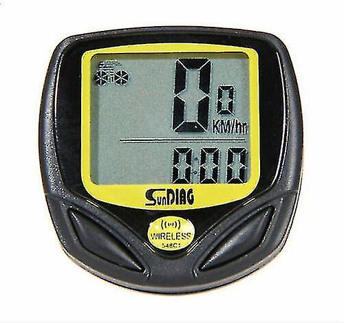 Bike Bicycle Cycle Computer Speedometer Waterproof Wireless Lcd Meter Odometer