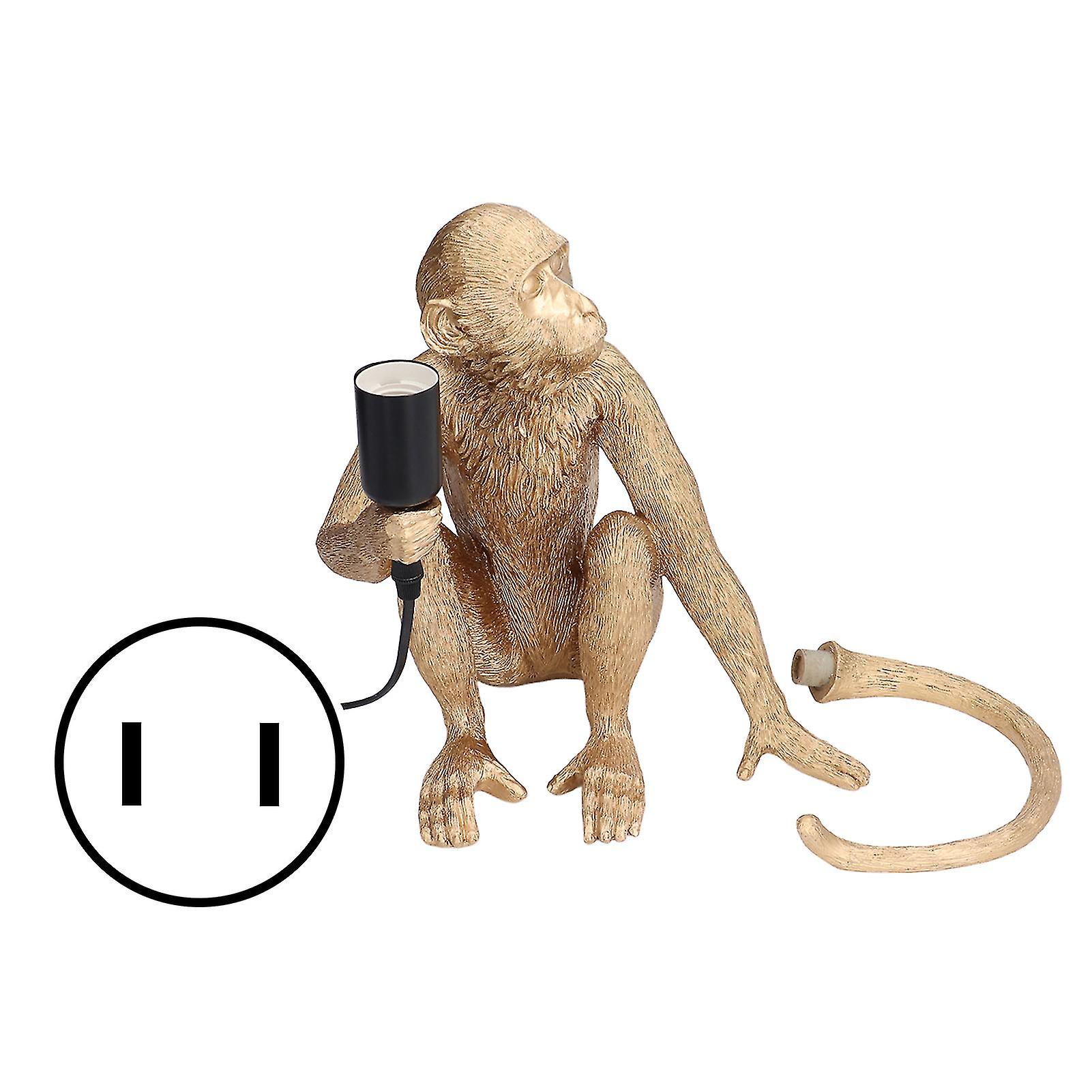 Decorative Monkey Lights Vivid Easy Replaceable Library Lamp Voltage Compatible Convenient Practical Lighting