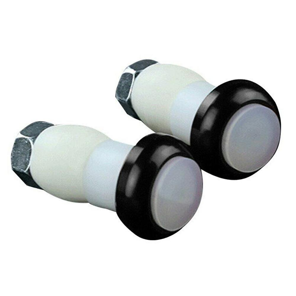 1 Pair Safety Cycling Bike Turn Signal Handle Bar End Plug Led Red Light Lamp Ma