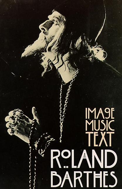 Image Music Text by Roland Barthes Paperback Book