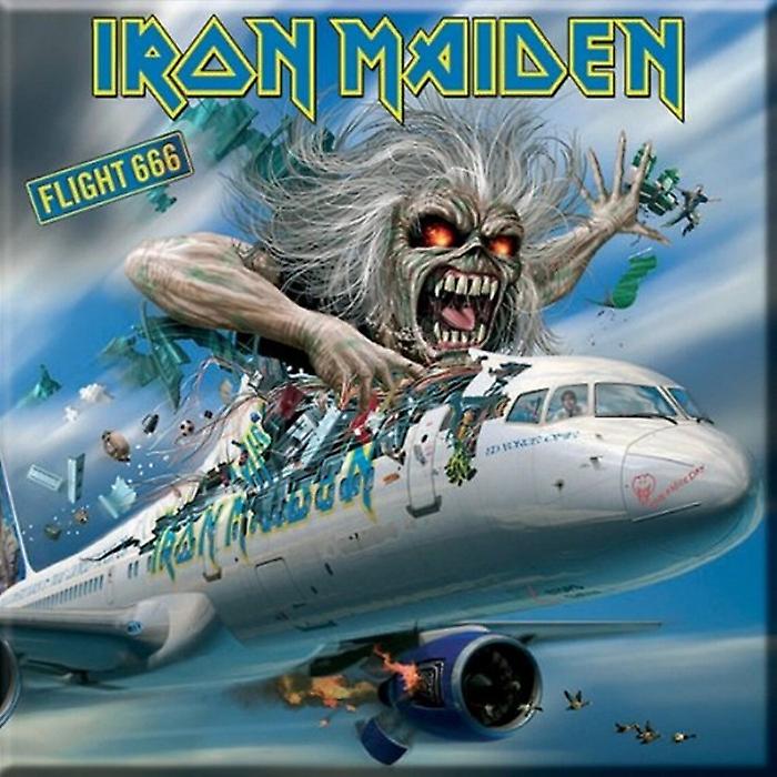 Iron Maiden Flight 666 Kylskåpsmagnet