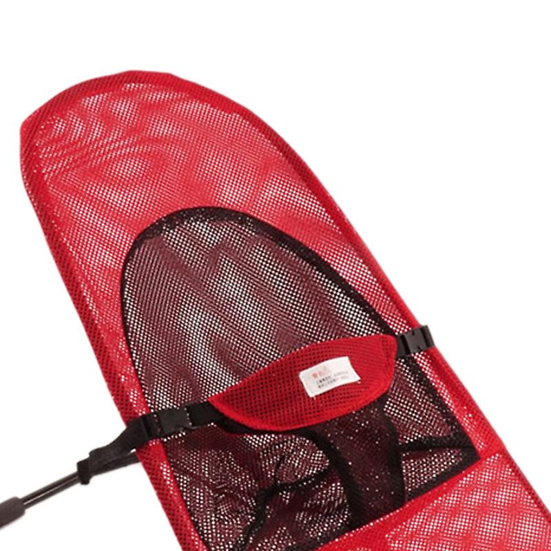Adjustable Foldable Red Dog Rocking Chair Double Mesh Pet Bed