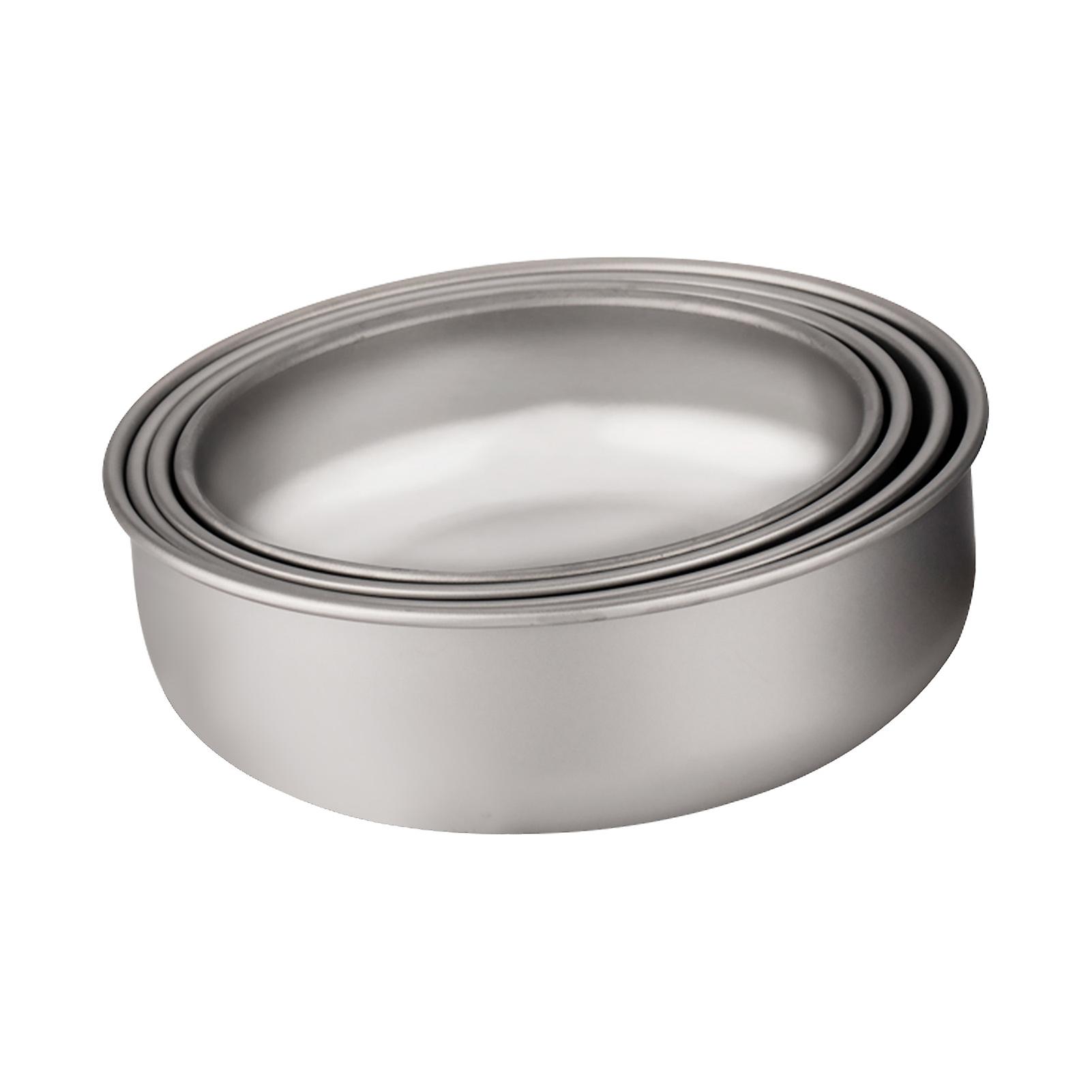 4pcs Lightweight Stackable Bowl Portable Single Layer Dinner Fruit Bowl