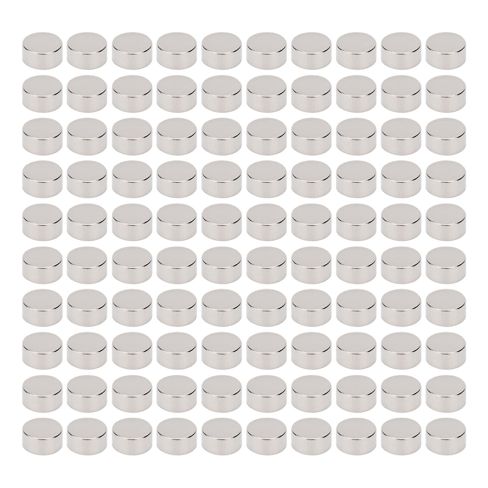 Lot de 100 mini aimants ronds puissants en néodyme pour réfrigérateur et loisirs créatifs
