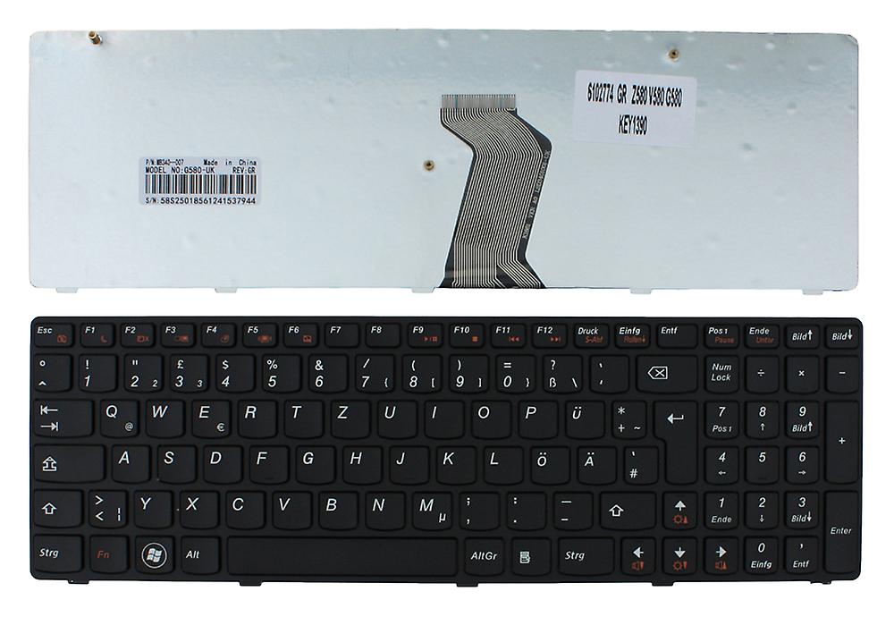 联想 IdeaPad G580 黑色德式布局替换笔记本电脑键盘