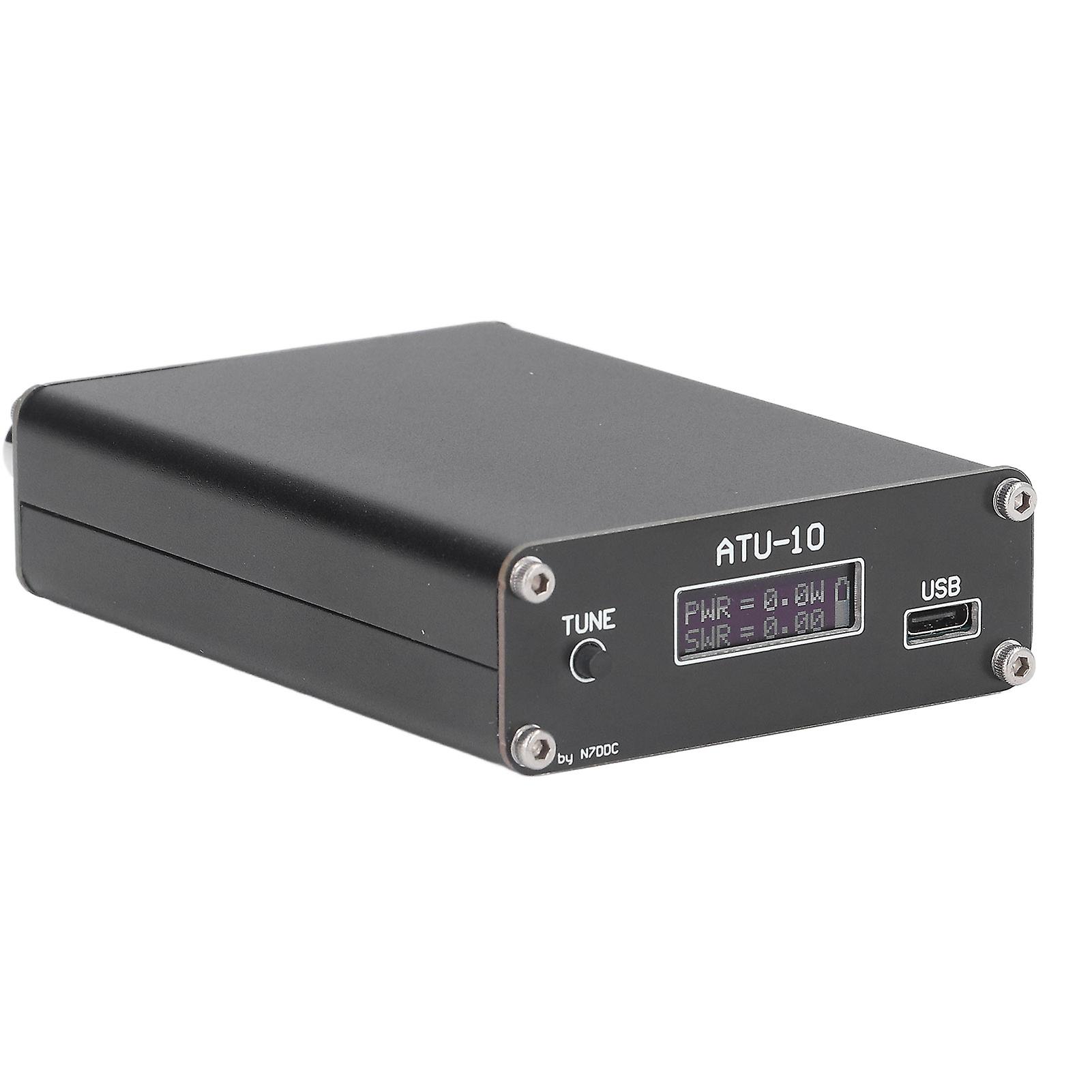 ATU‑10 QRP Automatic Antenna Tuner 0.91in Display Radio Tuner with BNC Connector Version 1.4