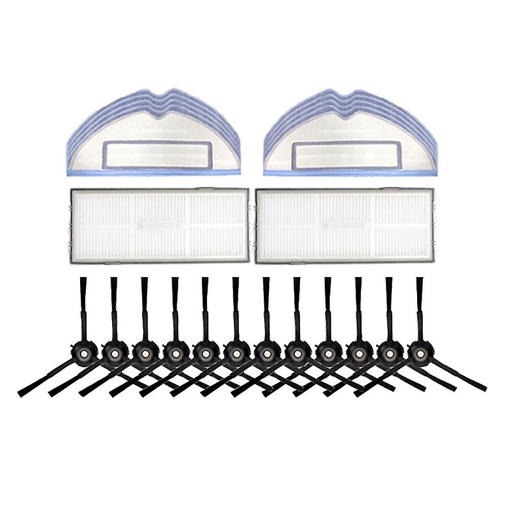 24pcs For Roborock Sweeping Robot G10/t7s Plus/s7 Side Brush Filter