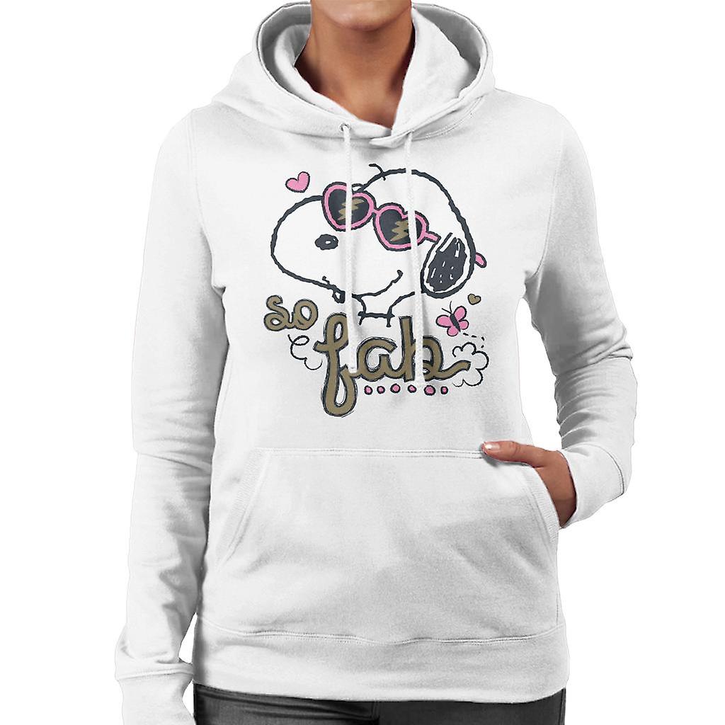 Peanuts Snoopy So Fab Women's Hooded Sweatshirt