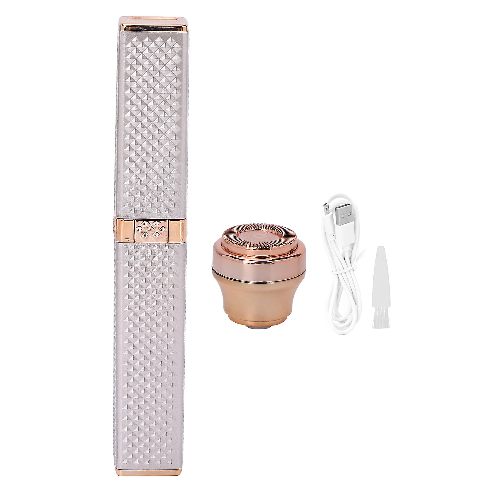 2 in 1 Electric Eyebrow Trimmer for Women, Rechargeable Lip and Face Shaver