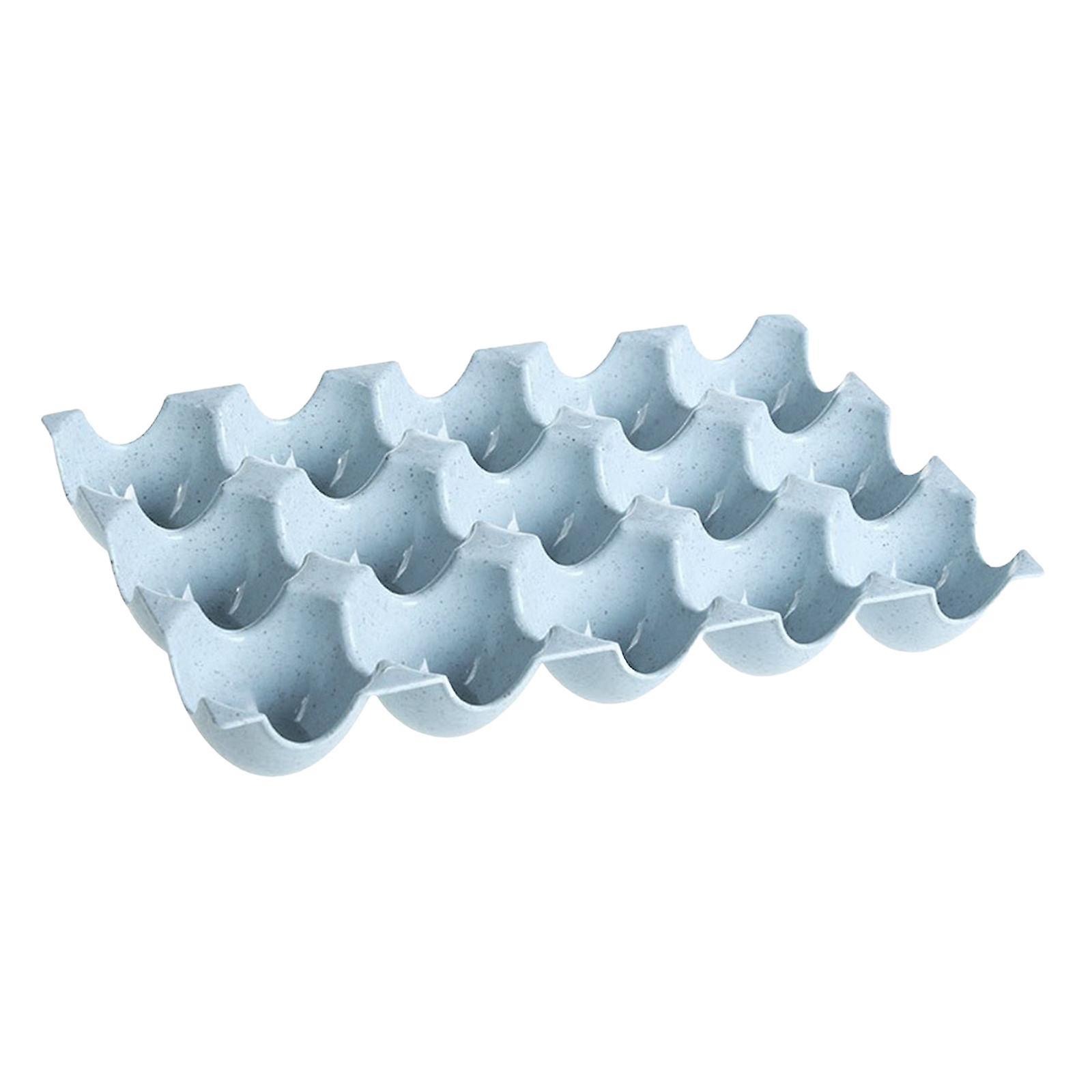 15 Grids Egg Holder, Refrigerator Storage Tray Countertop Display for Refrigerator